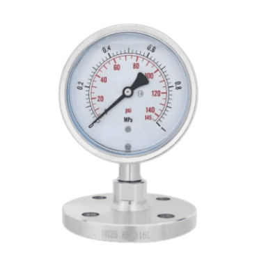 MANOMETRO 4″ CON DIAFRAGMA DN50